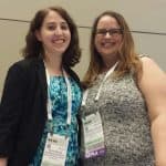 Katie McLain (left), reference assistant, and Amanda Civitello, marketing and communications manager, Waukegan (Ill.) Public Library.