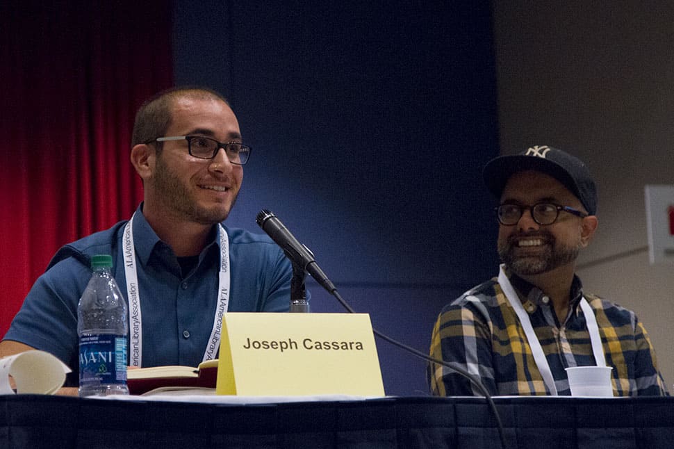 Joseph Cassara (left) and Rakesh Satyal