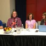 (L-R): Regina Gong, Nina Exner, Merinda McLure, Sarah Crissinger