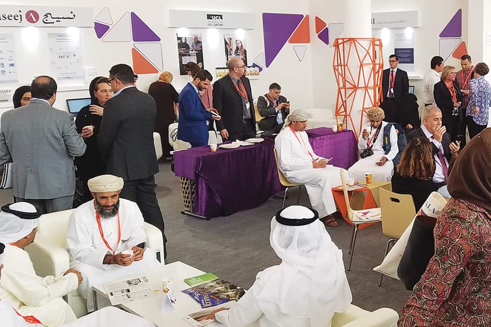 The Networking Library Lounge at the Sharjah International Book Fair/American Library Association Library Conference.