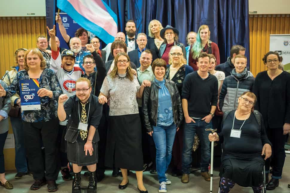 2016 Moving Trans History Forward conference. Photo: Courtesy of University of Victoria Office of the Chair in Transgender Studies