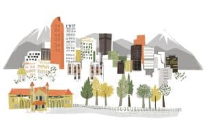 2018 Midwinter Meeting & Exhibits in Denver. Illustration: Kimberly Sly/Albie Designs