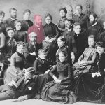 Melvil Dewey with the 1888 class of the School of Library Economy at Columbia College, New York City. Photo: ALA Archives