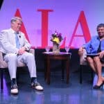 Librarian of Congress Carla Hayden and Archivist of the United States David S. Ferriero in conversation at the American Library Association (ALA) 2018 Annual Conference and Exhibition in New Orleans