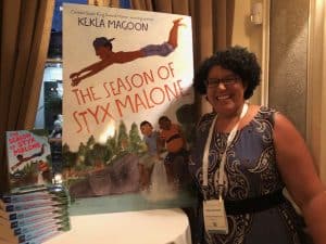 Author Kekla Magoon at Random House Children’s Books dinner