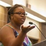 April Hathcock, scholarly communication librarian at New York University Libraries