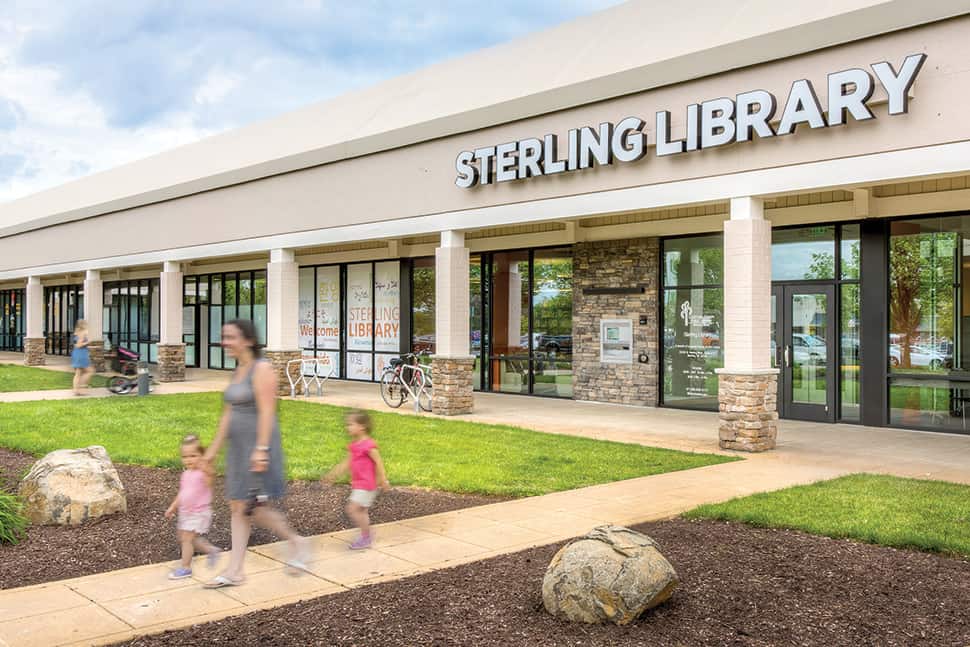 Loudoun County (Va.) Public Library used a vacant space in a shopping center for its Sterling branch. Photo: Sam Kittner