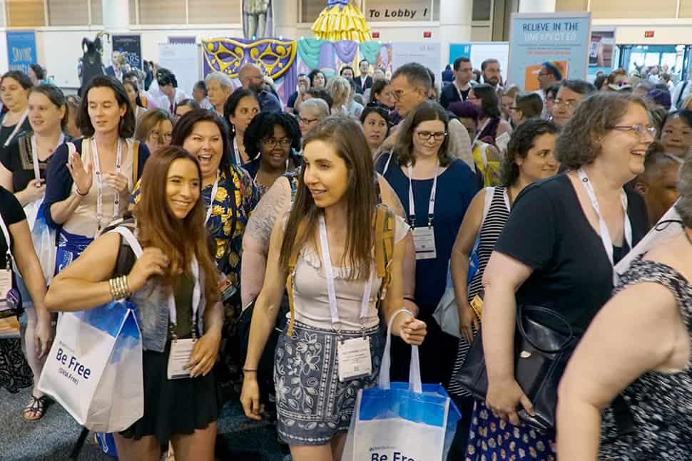 Exhibit Hall opening, #alaac18