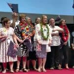 New Zealand delegates sing a traditional Maori song to welcome IFLA members to Auckland for WLIC 2020.