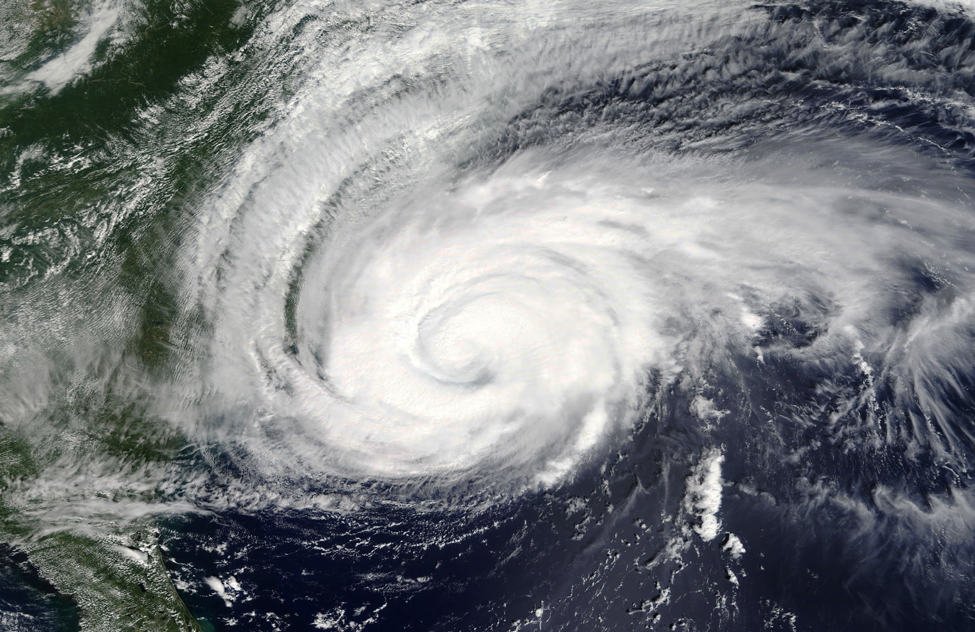 Hurricane Florence, photographed September 13, 2018, by NASA