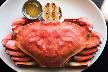 Crab at Etta’s Seafood. 