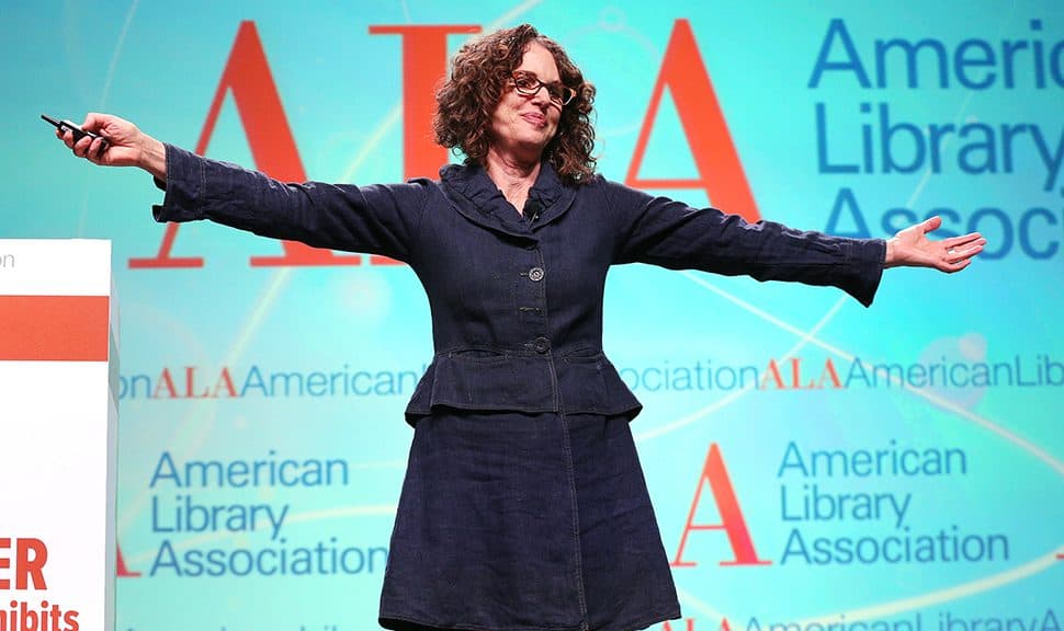 Robin DiAngelo at the President's Program, ALA 2019 Midwinter Meeting, Seattle.