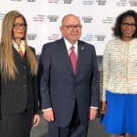 From left: ALA President Loida Garcia-Febo; Chickasaw Nation Governor Bill Anoatubby; and Annie E. Casey Foundation President and CEO Lisa Hamilton at the US Census Bureau’s Census Day press conference at the National Press Club in Washington, D.C., April 1, 2019.