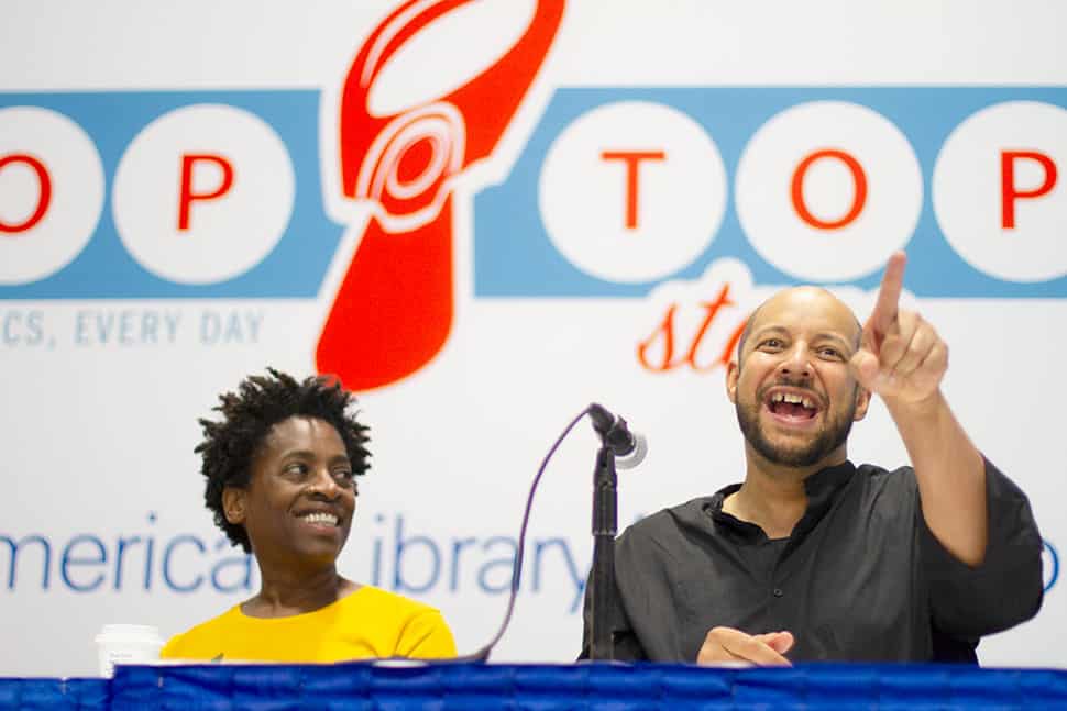 Jacqueline Woodson and Christopher Myers