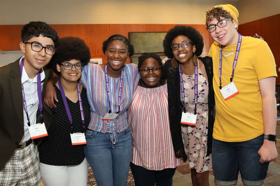 From left, Mikel Gonzales, Dominique Robinson, Sommer Kinsler, Kelsey Coston, Sade Wilkins, and Cade Langsdon are a few of this year's selected interns. Photo: Phil Daquila