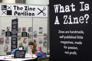 The Zine Pavilion at the 2019 ALA Annual Conference.