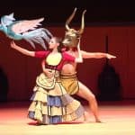Dancers perform at the Opening Session of the International Federation of Library Associations and Institutions World Library and Information Congress in Athens August 25. (Screenshot of opening session livestream)