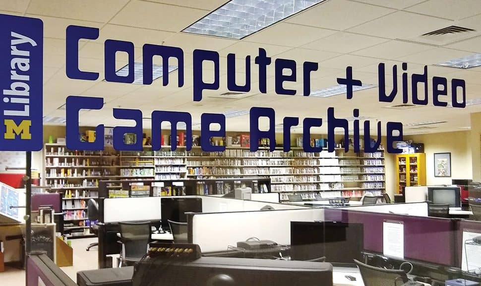 The University of Michigan’s Computer and Video Game Archive. Photo: Alan Pinon