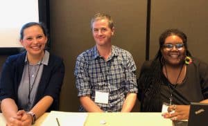 Madeline Jarvis, David Paige, and Veronda Pitchford (Photo: Jamie Santoro)