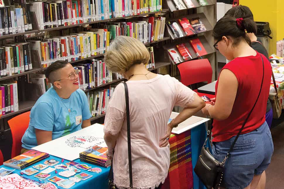 San Antonio Public Library hosted the third annual San Anto Zine Fest in October. In 2018, the fest welcomed more than 1,000 attendees. Photo: Mari Hernandez