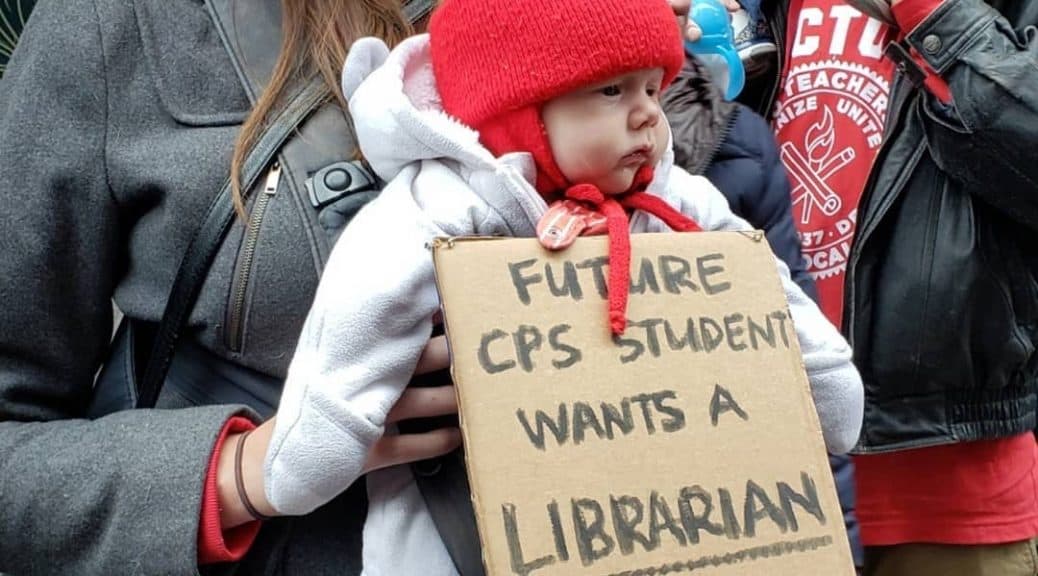 All ages picketed in support of the Chicago Teachers Union during the recent walkout.