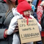 All ages picketed in support of the Chicago Teachers Union during the recent walkout.