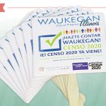 Spanish-language census marketing materials used by Waukegan (Ill.) Public Library. Photo: Waukegan (Ill.) Public Library