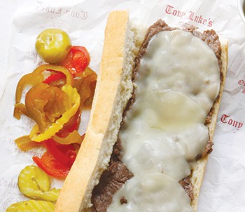 Cheesesteak at Tony Luke's. Photo: Visit Philadelphia.