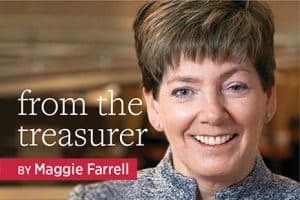 From the Treasurer: Maggie Farrell