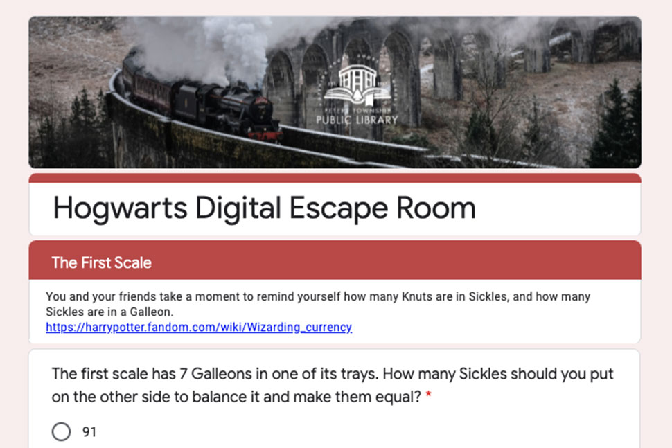 Digital Escape Rooms And Other Online Programming American Libraries Magazine