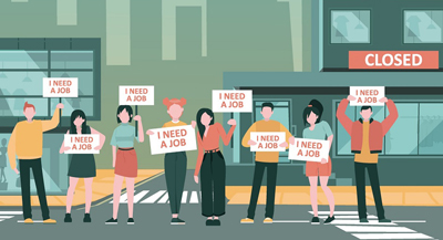 Graphic: furloughed workers need jobs