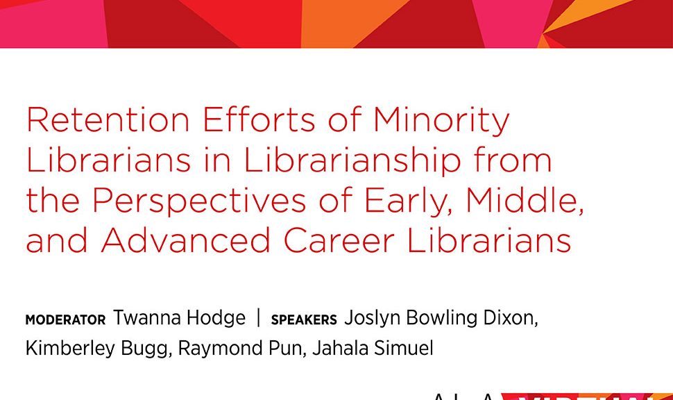 Graphic: Retention Efforts for Minority Librarians