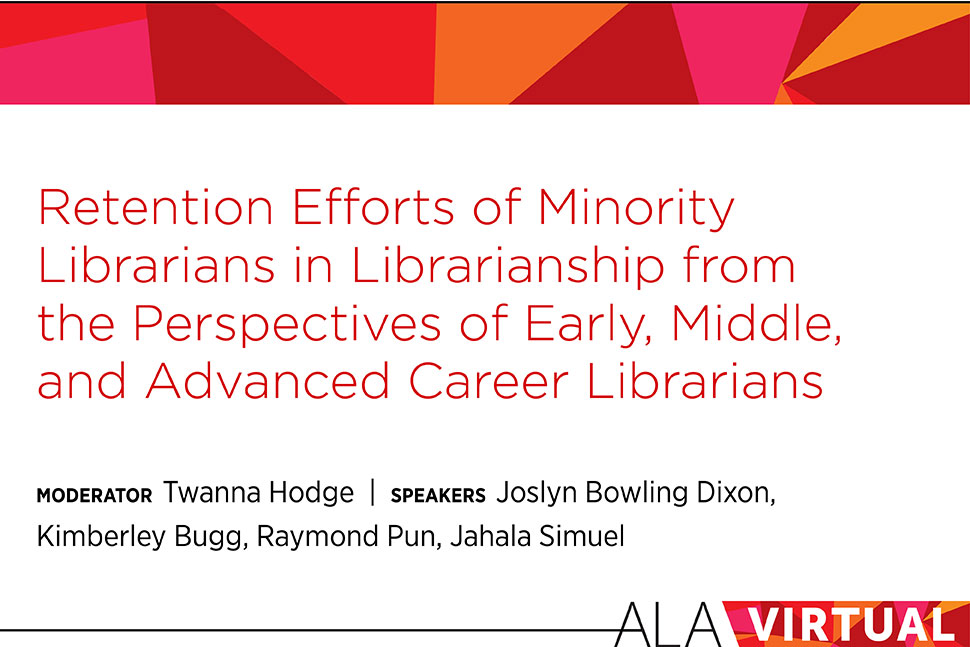 Graphic: Retention Efforts for Minority Librarians