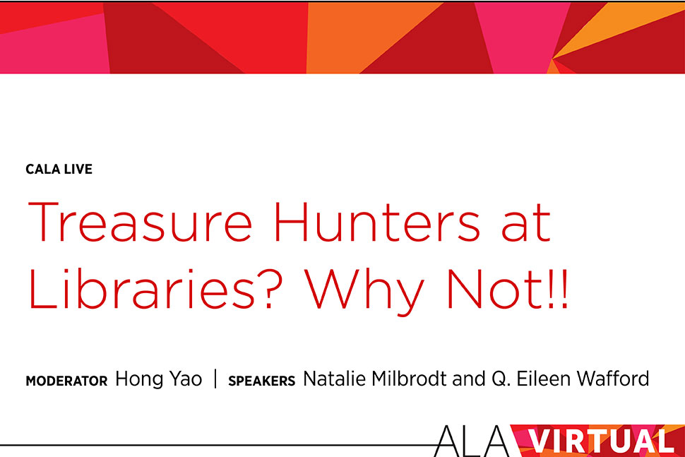 Treasure Hunters at Libraries? Why Not!!