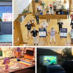 Libraries rise to the challenge of maintaining services during the COVID-19 pandemic. Photos: Nicole Johnson/Grand Rapids (Minn.) Area Library (drive-through); Robyn Huff (reopening); Pottsboro (Tex.) Area Library (e-sports); Tina Chenoweth (Animal Crossing)