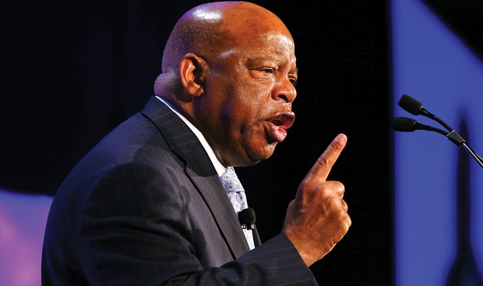 US Rep. John Lewis (D-Ga.) speaks to attendees at the 2013 ALA Annual Conference and Exhibition in Chicago.