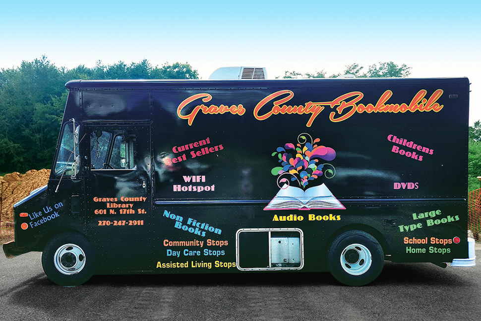 Graves County (Ky.) Public Library's bookmobile. Photo: Graves County (Ky.) Public Library