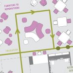 A floor plan for furniture removal at Hennepin County (Minn.) Library’s Eden Prairie branch. Illustration: MSR Design