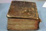 The rare Shakespeare play, still in its original 17th Century leather binding and was found cataloged under philosophy