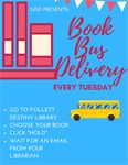 Book bus delivery poster