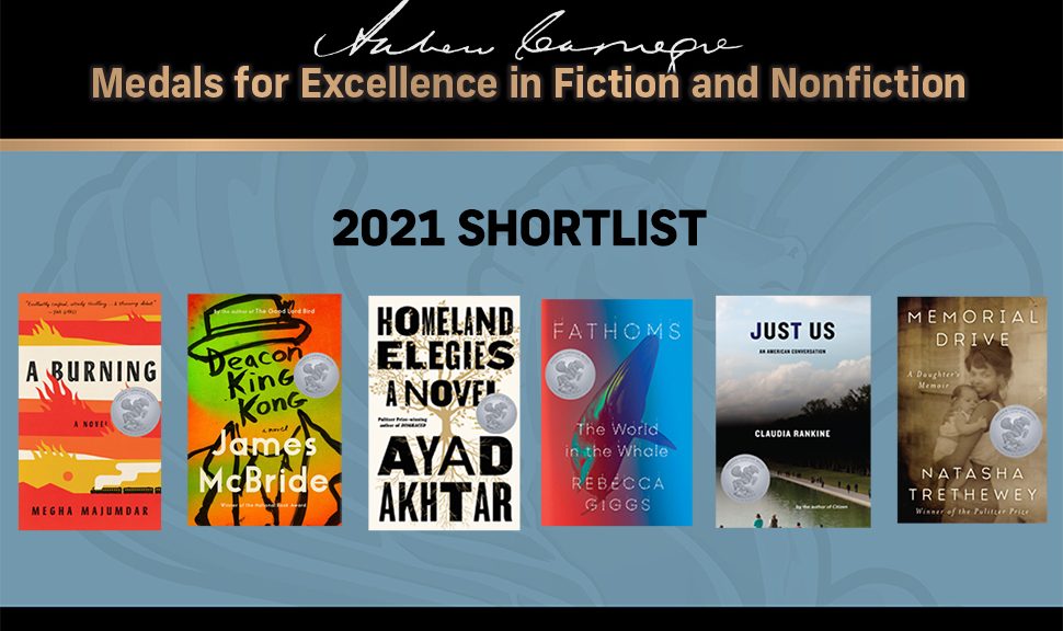 Andrew Carnegie Medals for Excellence in Fiction and Nonfiction 2021 Shortlist