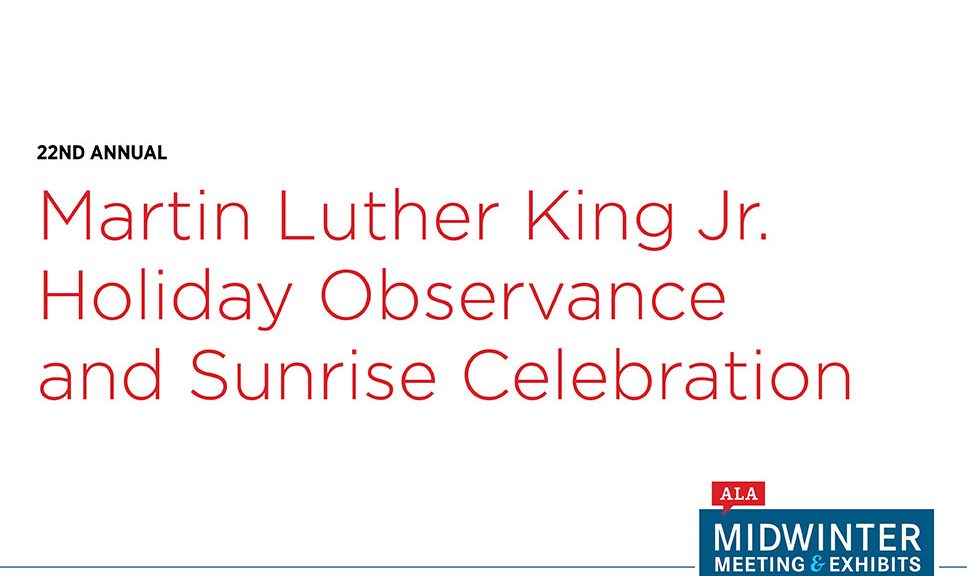 Martin Luther King Jr. Holiday Observance and Sunrise Celebration
