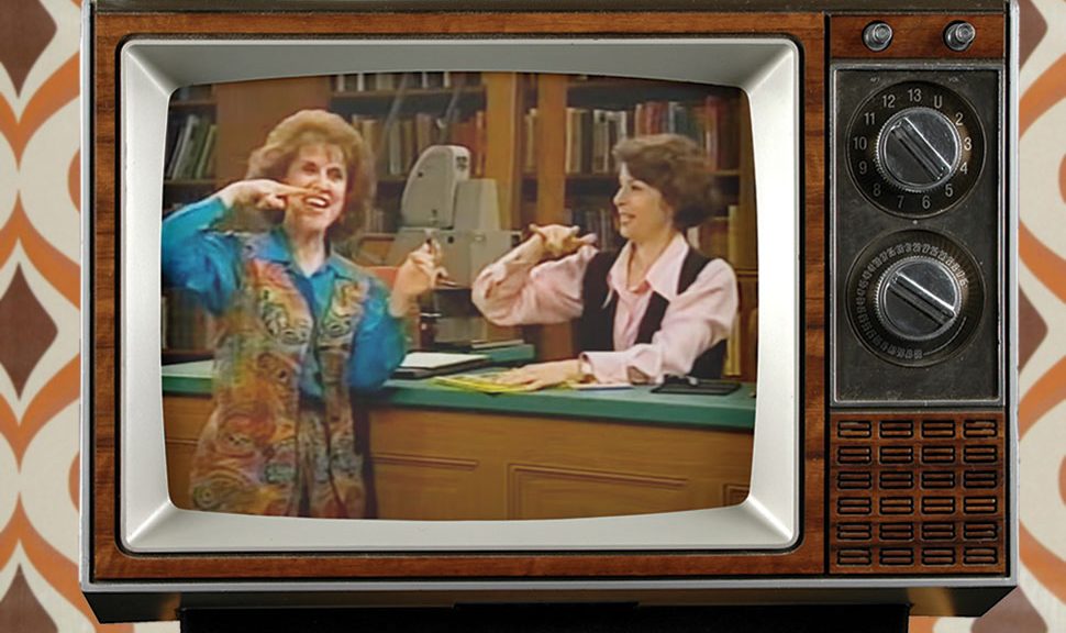 Deaf actor Linda Bove played Linda the Librarian on Sesame Street for 31 years. Photo illustration: YouTube (screenshot); ©R. Gino Santa Maria/Adobe Stock (television)