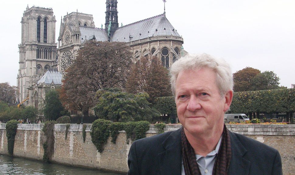 Leonard Kniffel outside Notre Dame in Paris