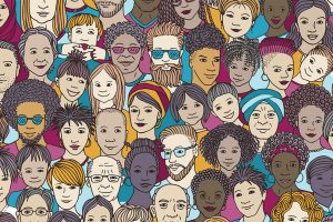 Illustration of dozens of diverse faces (Illustration: Franzi Draws)