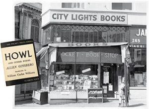 City Lights Books. Photo: San Francisco History Center, San Francisco Public Library