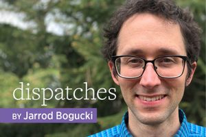 Photo of Dispatches author Jarrod Bogucki