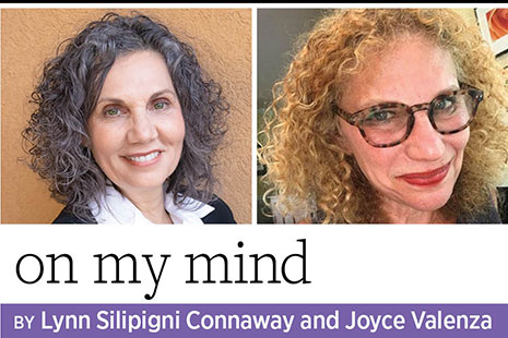 Photos of On My Mind authors Lynn Silipigni Connaway and Joyce Valenza