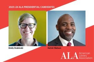 ALA Presidential Candidates Emily Drabinski and Kelvin Watson