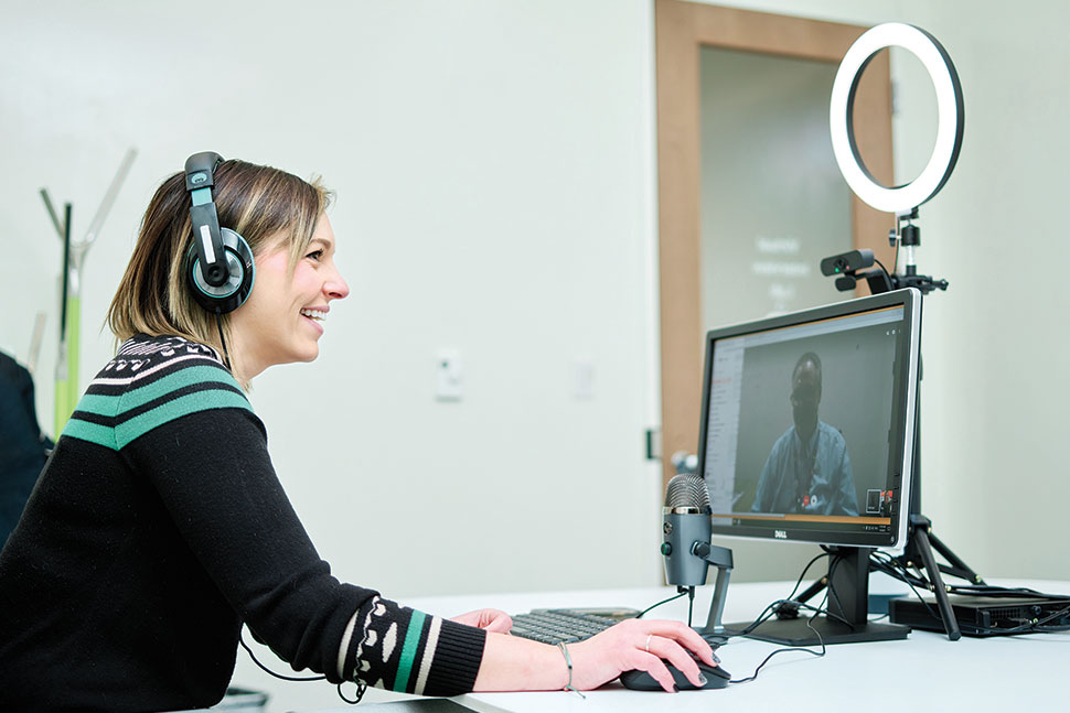 The Virtual Interview Lab at Do Space in Omaha, Nebraska